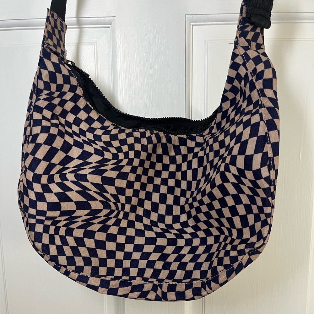 Baggu Trippy Checker Medium Crescent